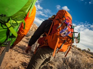 Mountainsmith Apex 60 in Joshua Tree National park carried by Davis Dailey