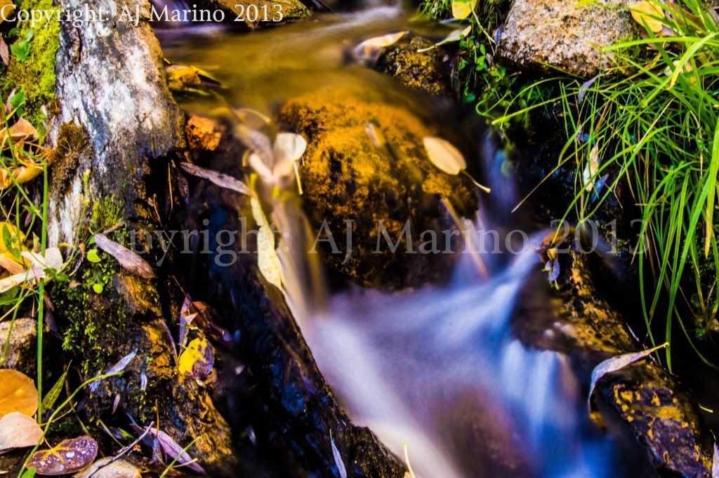 AJ Marino photo photograph mountain stream silky soft water beautiful image of spring time