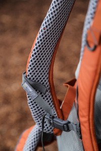 Super comfortable straps and patented Anvil Airway on the Mountainsmith Mayhem 35 backpack