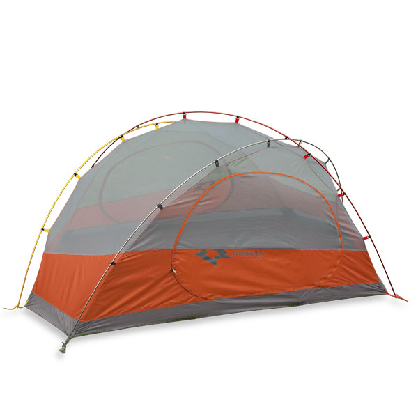 The mountainsmith mountain dome tent without the fly on