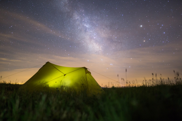 Mountainsmith Mountain Shelter - Pictured here in a field near Varna, New York.