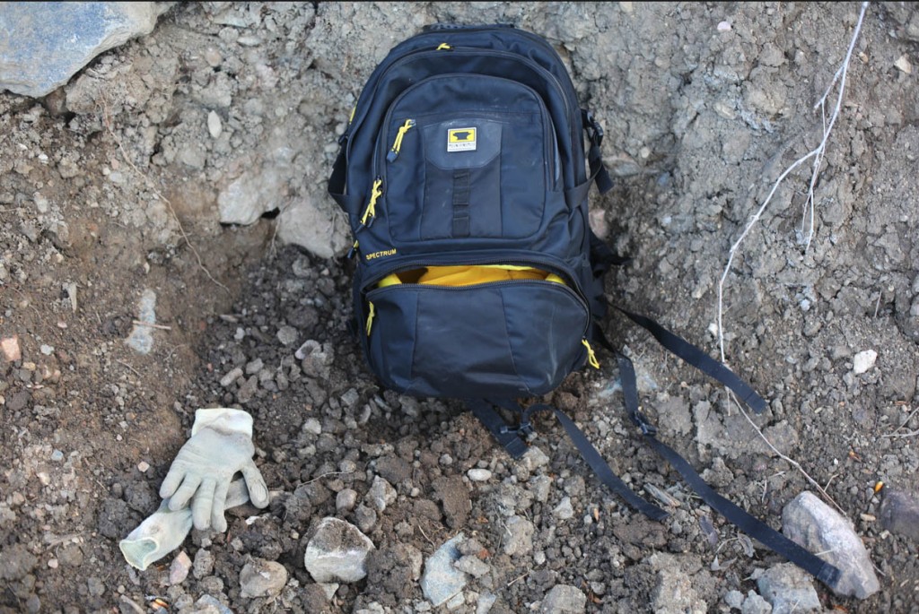 Trail dig days call for rugged protection for Ted TBVO Van Orman's camera equipment, and the Mountainsmith Borealis AT camera and photography and videography backpack offers just that.