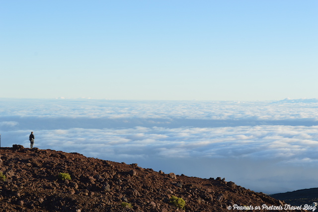 Standing on top of Haleakala