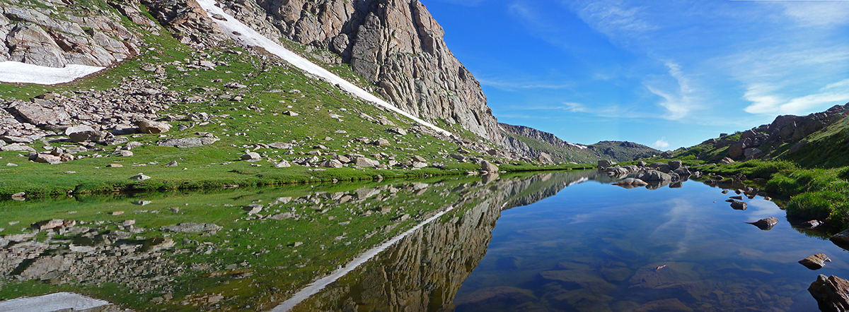 Unnamed lake in the Colorado high country, photo taken by Mountainsmith Ambassador Jonathan Hill