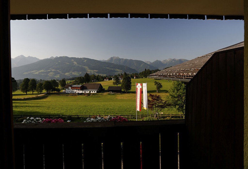 Morning views over the Ramsau valley.