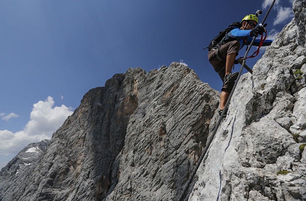 chris vultaggio climbing via ferrata