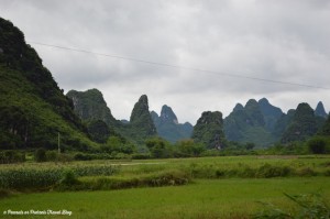 Yangshuo Mountains in china