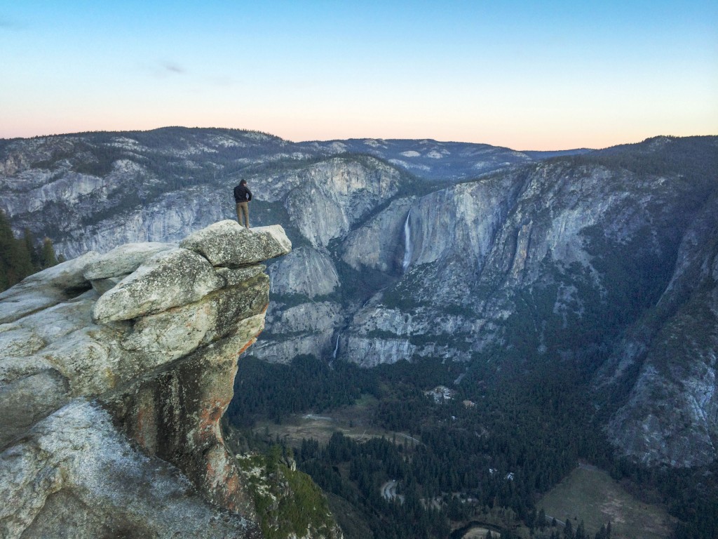 half dome sunrise