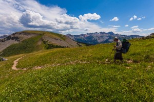 Man hikes section of the Colorado Trail from SIlverton to Durango